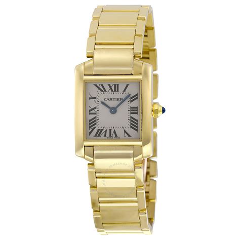 cartier tank gold gebraucht|gold cartier tank française watch.